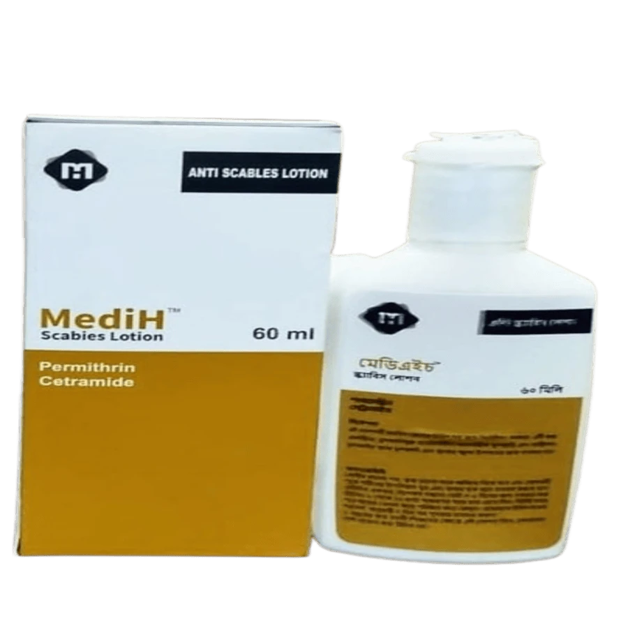 Medih Scabies Lotion – For Scabies & Itchy Skin Relief 60ml