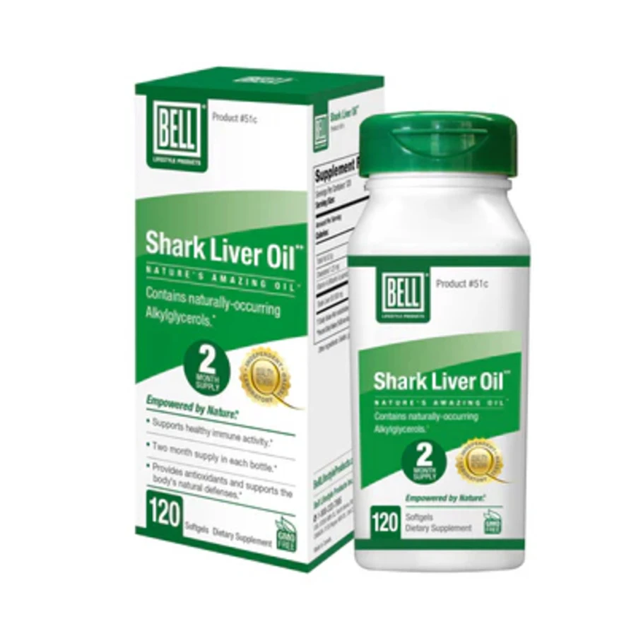 Bell Shark Liver Oil 500mg – 120 Softgels