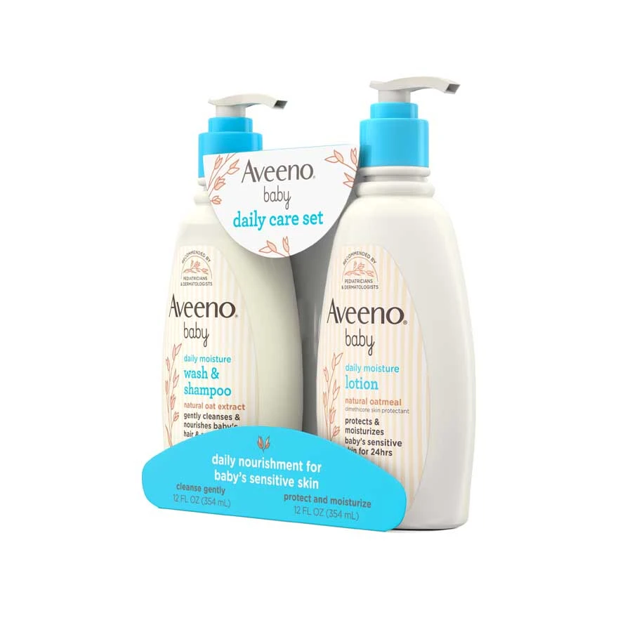 Aveeno Baby Daily Baby Wash and Shampoo 2pk Set price in Bangladesh | Authentic Product by Shundorjo