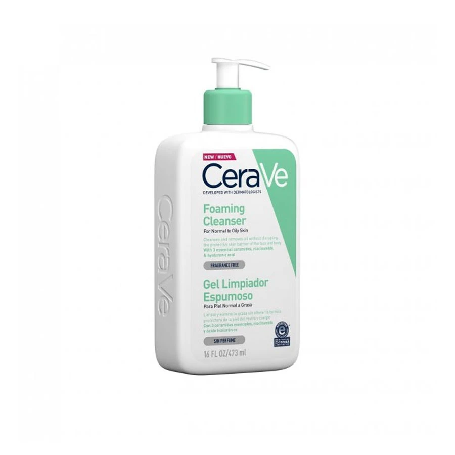 CeraVe Foaming Facial Cleanser For Normal To Oily Skin 473ml price in Bangladesh | Authentic Product by Shundorjo
