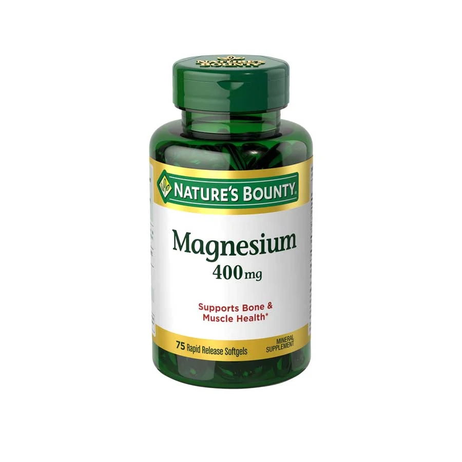 Nature’s Bounty Magnesium 400mg 75 Softgels price in Bangladesh | Authentic Product by Shundorjo