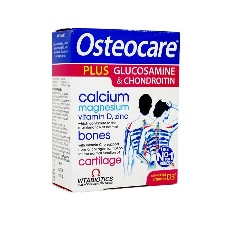Vitabiotics Osteocare Plus Glucosamine & Chondroitin 60 Tablet price in Bangladesh | Authentic Product by Shundorjo