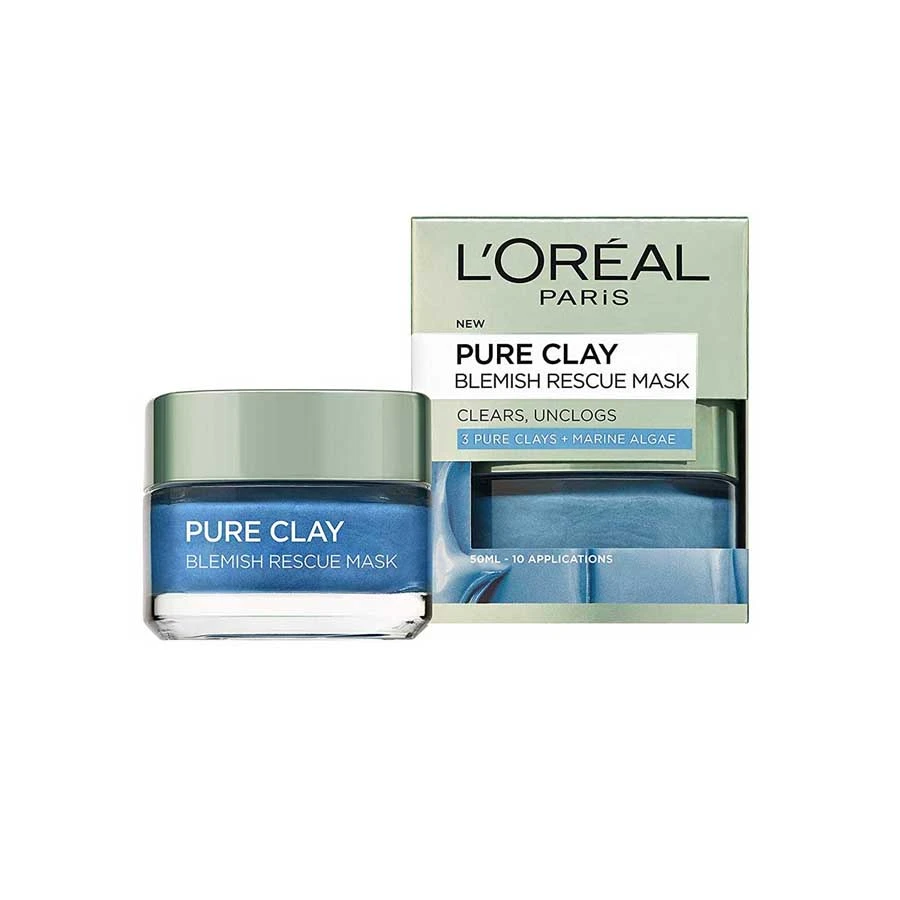 L'Oreal Pure Clay Blemish Rescue Mask 50ml price in Bangladesh | Authentic Product by Shundorjo