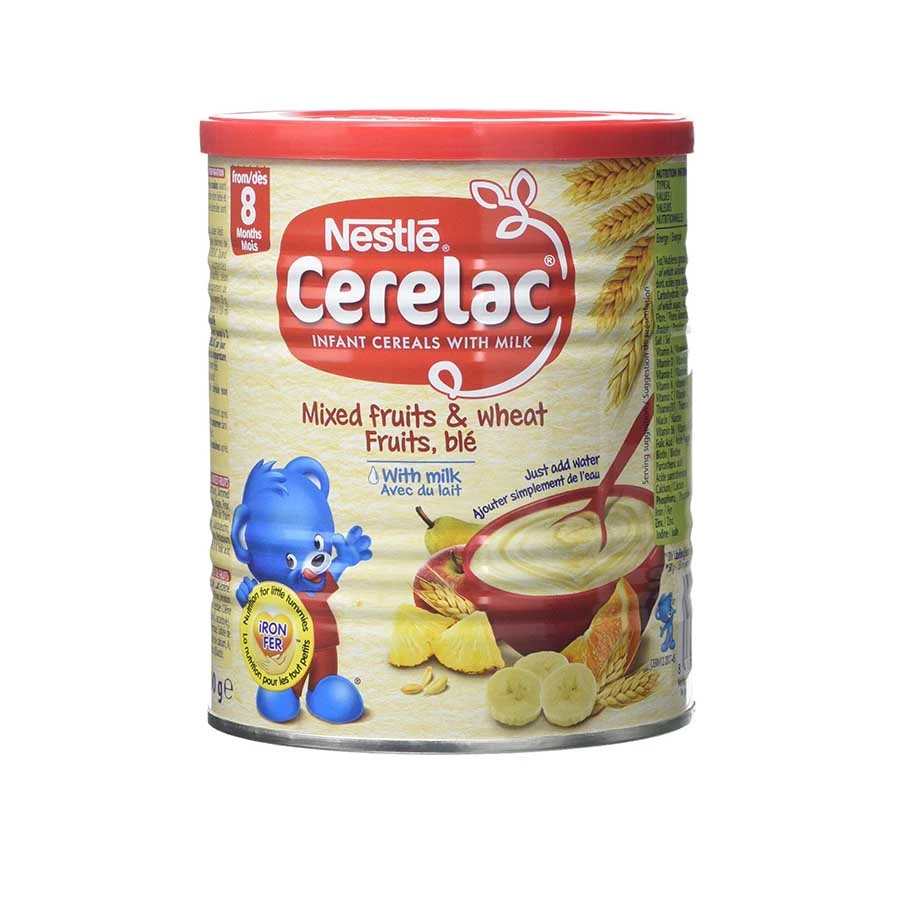 Nestle Cerelac Mixed Fruits & Wheat With Milk (8 months +) Tin 400gm