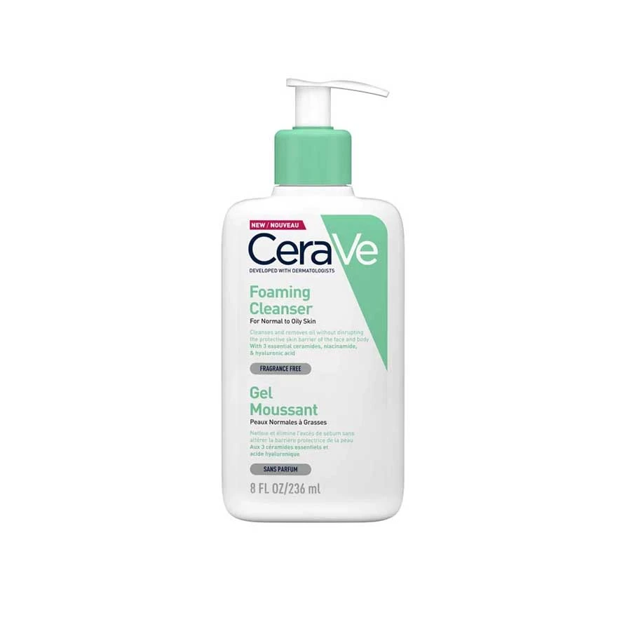 CeraVe Foaming Cleanser For Normal To Oily Skin 237ml price in Bangladesh | Authentic Product by Shundorjo