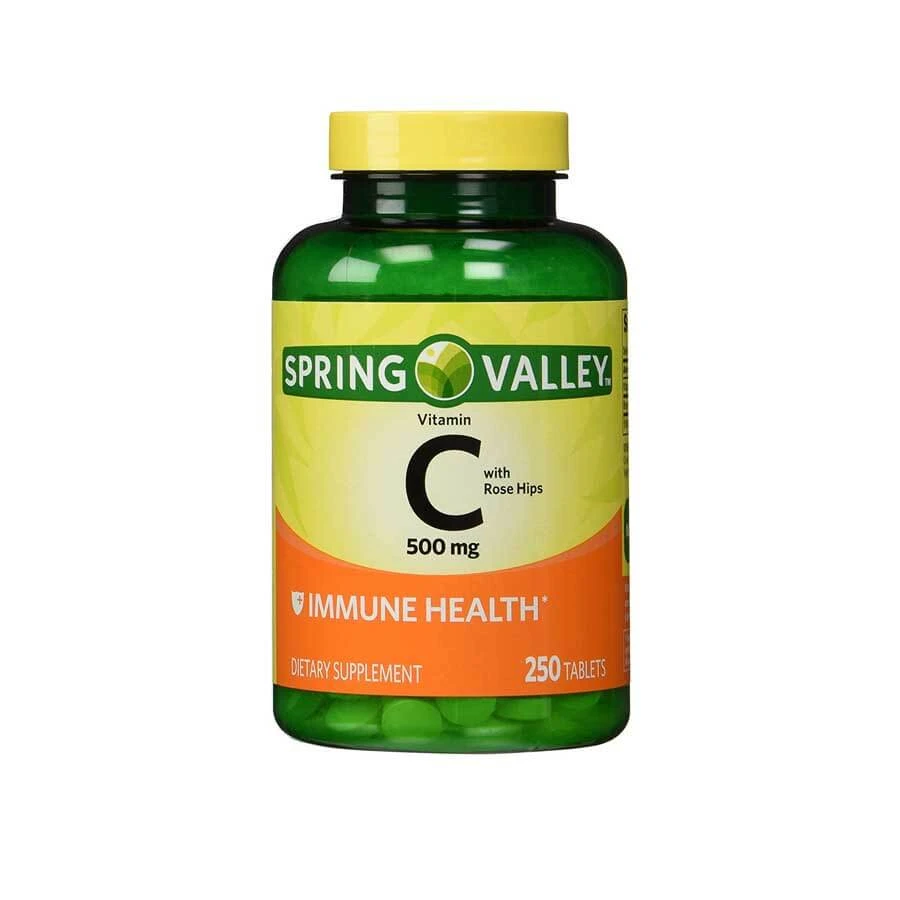 Spring Valley Vitamin C With Rose Hips 500mg 250 Tablet price in Bangladesh | Authentic Product by Shundorjo