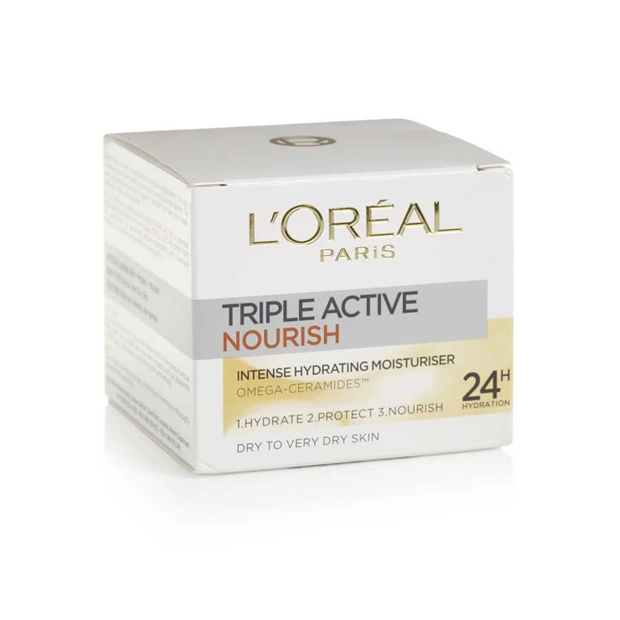 L'Oreal Paris Triple Active Nourish Hydrating Moisturiser 50ml price in Bangladesh | Authentic Product by Shundorjo