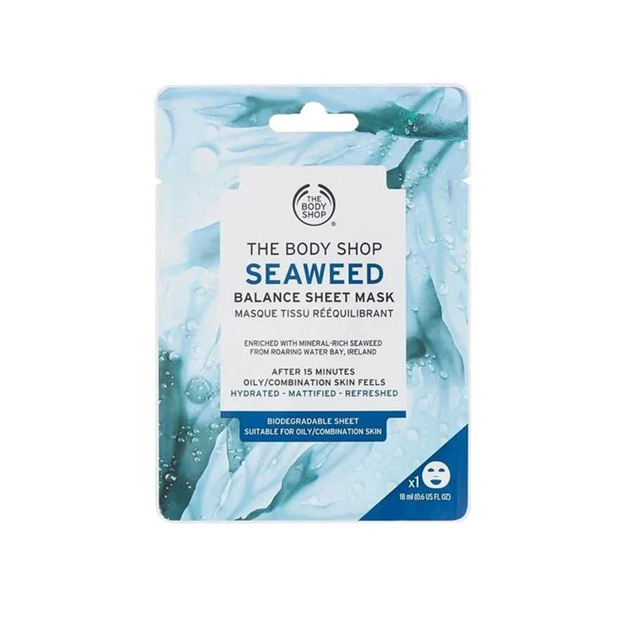 The Body Shop Seaweed Balance Sheet Mask 18ml price in Bangladesh | Authentic Product by Shundorjo
