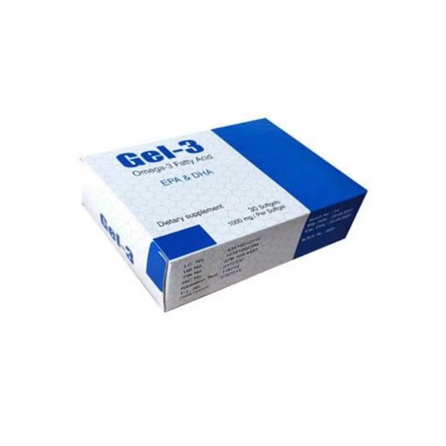 Gel 3 1000mg Capsule 30pcs price in Bangladesh | Authentic Product by Shundorjo
