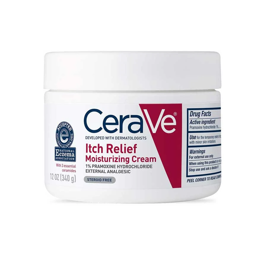 CeraVe Itch Relief Moisturizing Cream for Dry and Itchy Skin 340gm price in Bangladesh | Authentic Product by Shundorjo