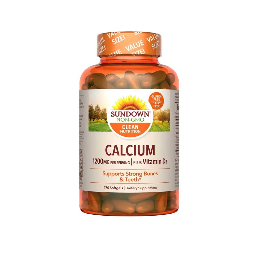 Sundown Naturals Calcium Plus Vitamin D3 1200mg 170 Softgels price in Bangladesh | Authentic Product by Shundorjo