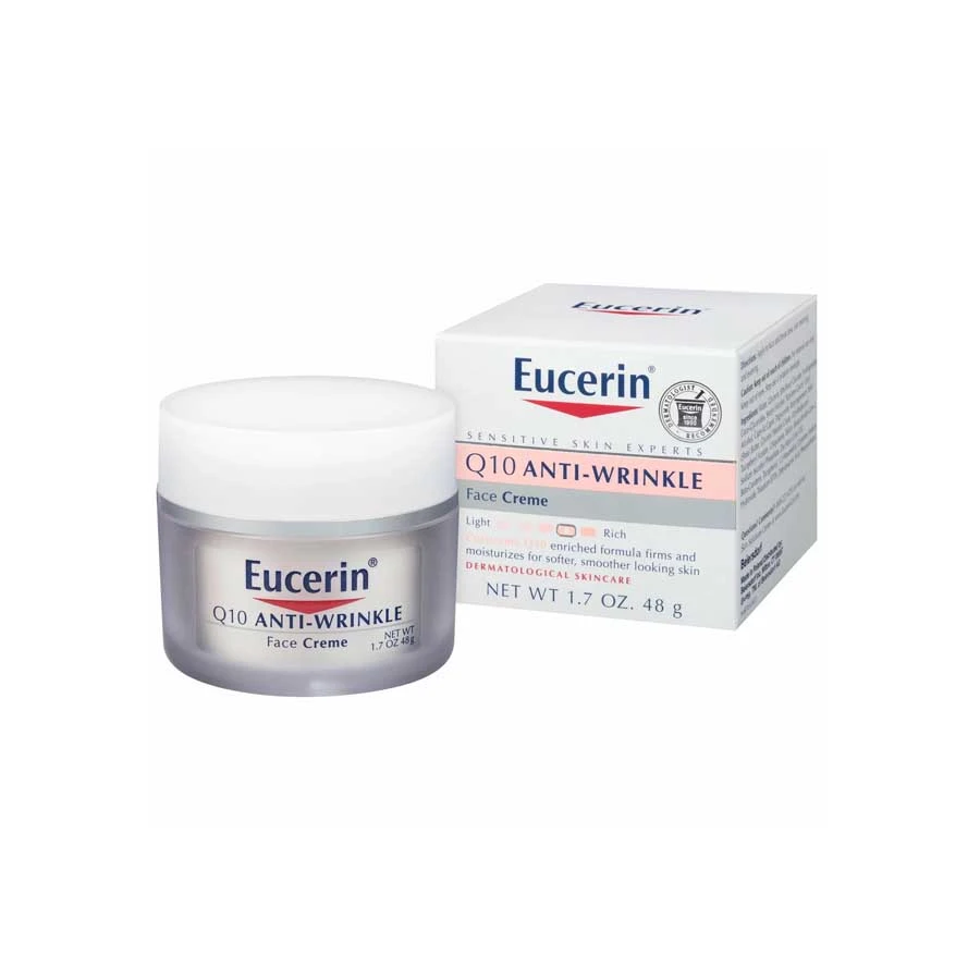 Eucerin Q10 Anti Wrinkle Face Cream for Sensitive Skin 48gm price in Bangladesh | Authentic Product by Shundorjo