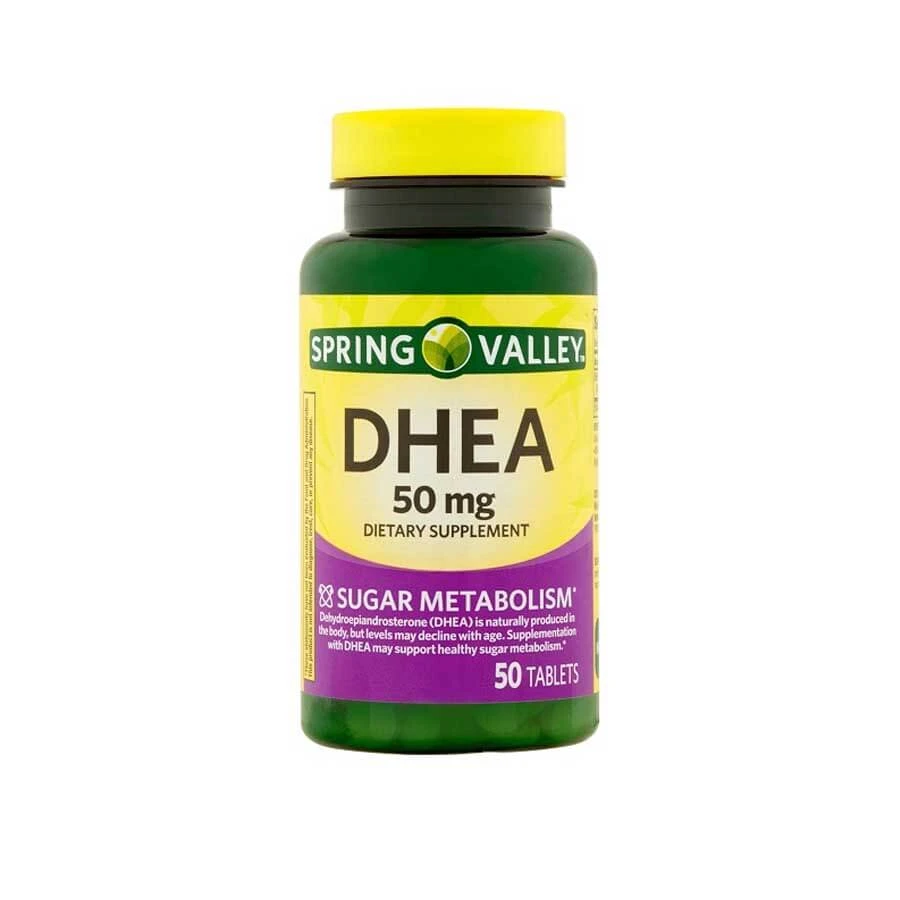 Spring Valley DHEA 50mg Dietary Supplement 50 Tablets price in Bangladesh | Authentic Product by Shundorjo