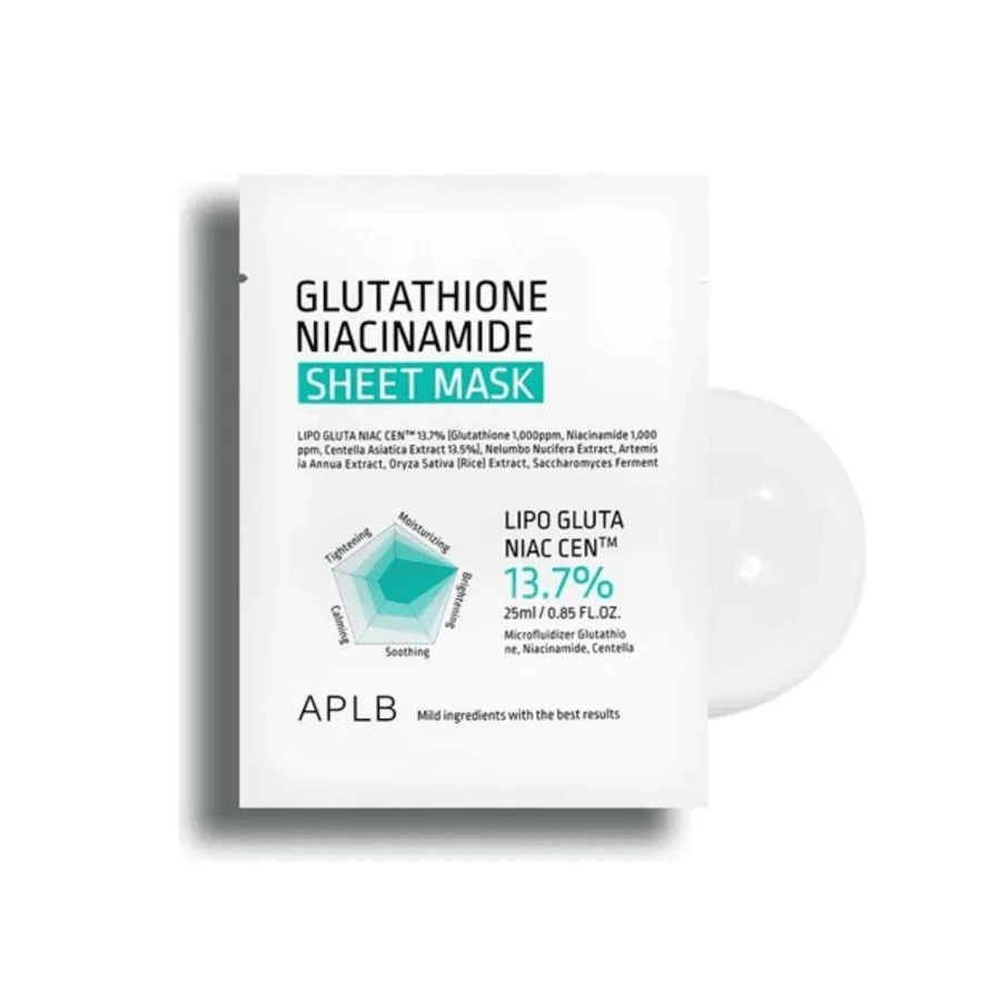 APLB Glutathione Niacinamide Sheet Mask 25ml price in Bangladesh | Authentic Product by Shundorjo
