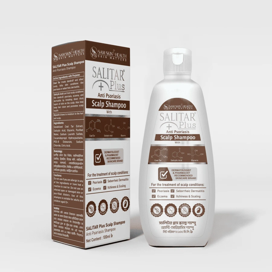Salitar Plus Shampoo – 100ml | Anti-Dandruff & Scalp Cleanser
