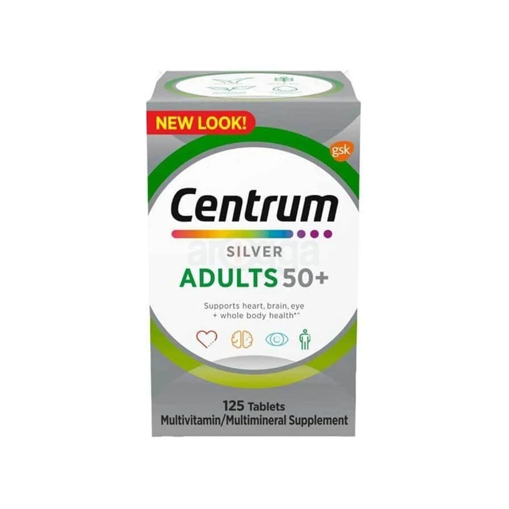 Centrum Silver Adult Multivitamin Vitamin D3 Adult 50+ 125 Tablets price in Bangladesh | Authentic Product by Shundorjo