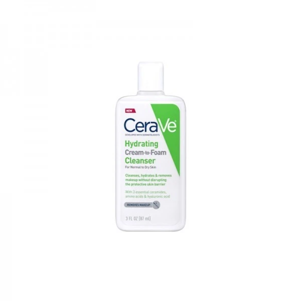 CeraVe Hydrating Cream To Foam Cleanser 87ml price in Bangladesh | Authentic Product by Shundorjo