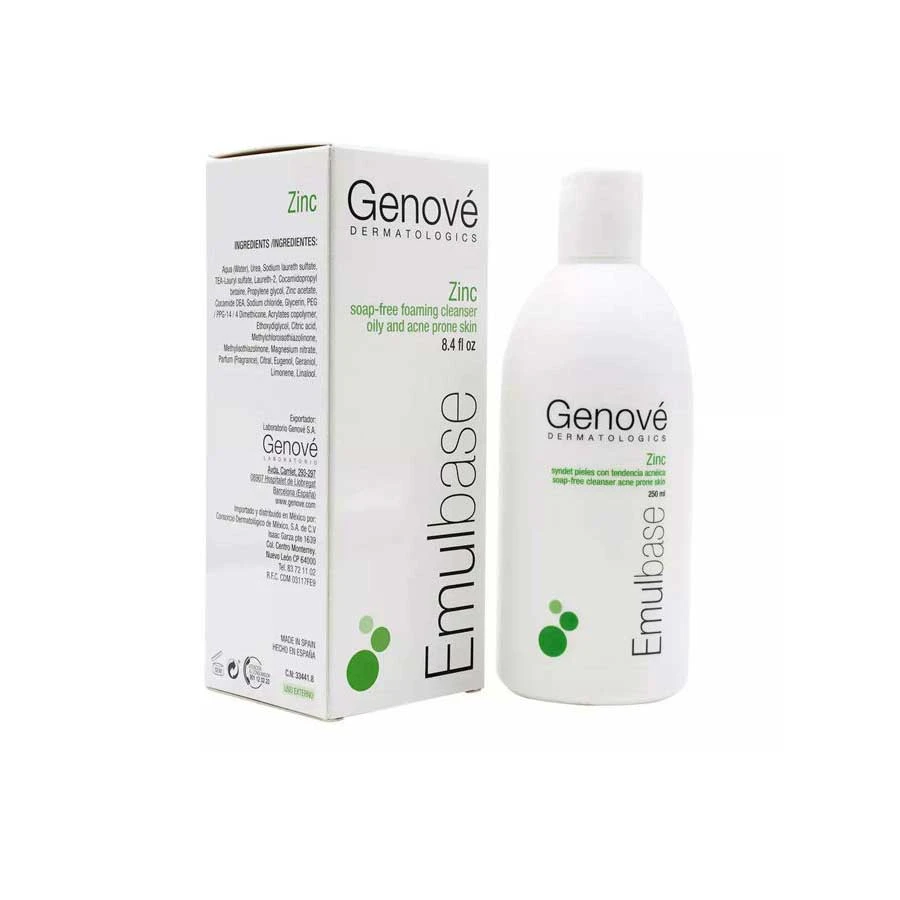Genove Emulbase Zinc Cleanser 250ml price in Bangladesh | Authentic Product by Shundorjo