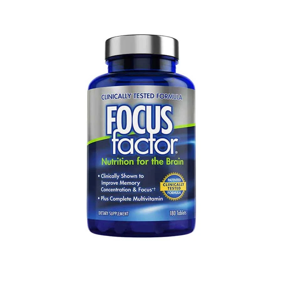 Focus Factor Supplement Nutrition for the Brain 180 Tablets