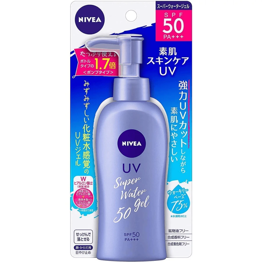 Nivea UV Super Water Gel Sunscreen SPF50 PA+++ 140gm price in Bangladesh | Authentic Product by Shundorjo