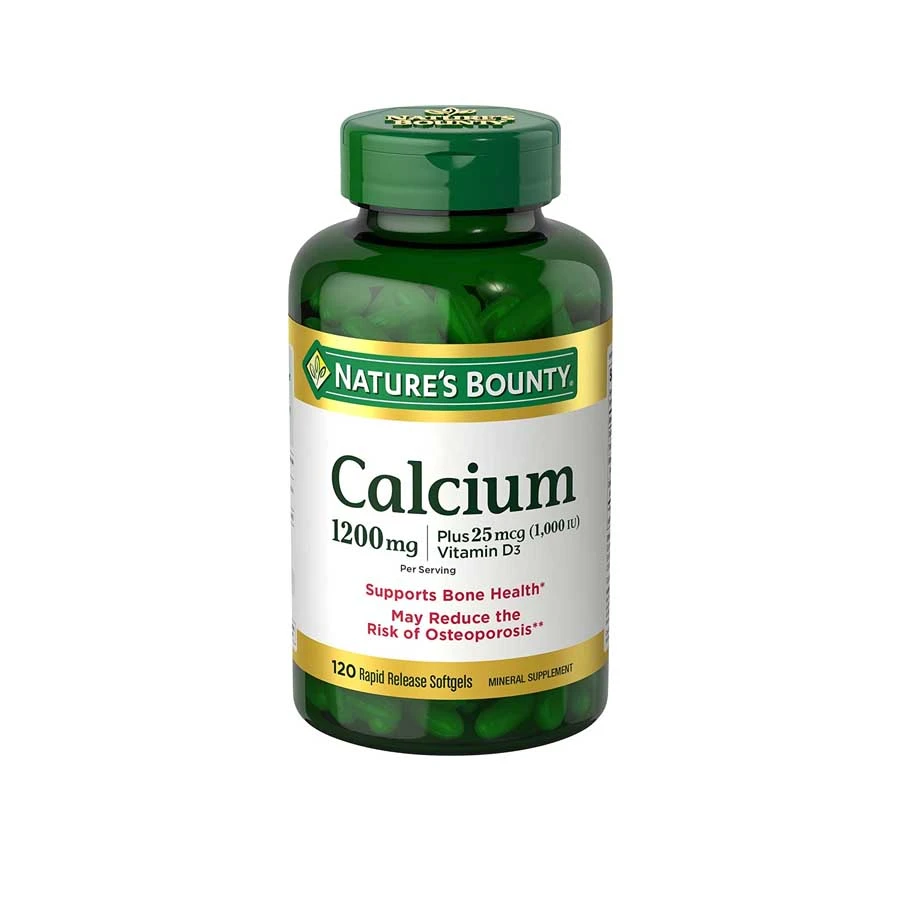 Nature’s Bounty Calcium Plus Vitamin D3 1200mg 120 Softgels price in Bangladesh | Authentic Product by Shundorjo