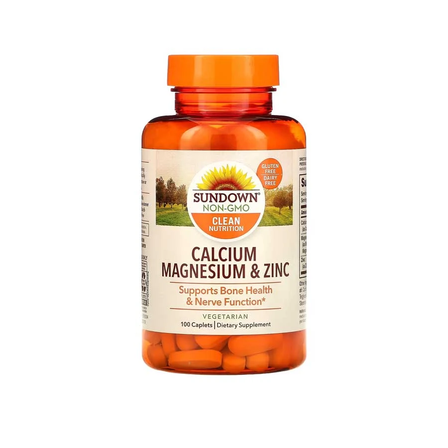 Sundown Naturals Calcium Magnesium & Zinc 100 Caplets price in Bangladesh | Authentic Product by Shundorjo