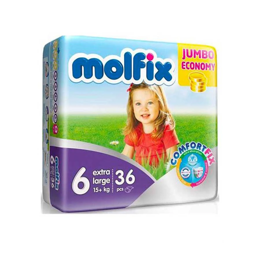 Molfix Baby Diaper Belt 6 Extra Large (15+kg) 36pcs price in Bangladesh | Authentic Product by Shundorjo