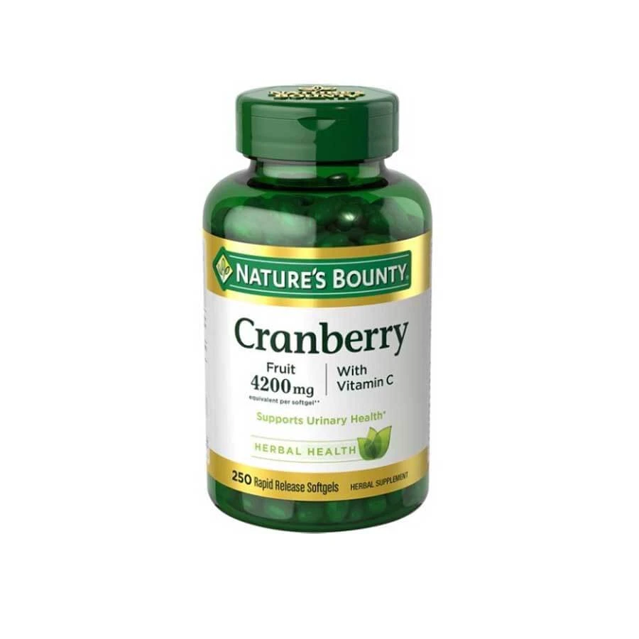Nature’s Bounty Cranberry With Vitamin C 4200mg 250 Softgels price in Bangladesh | Authentic Product by Shundorjo