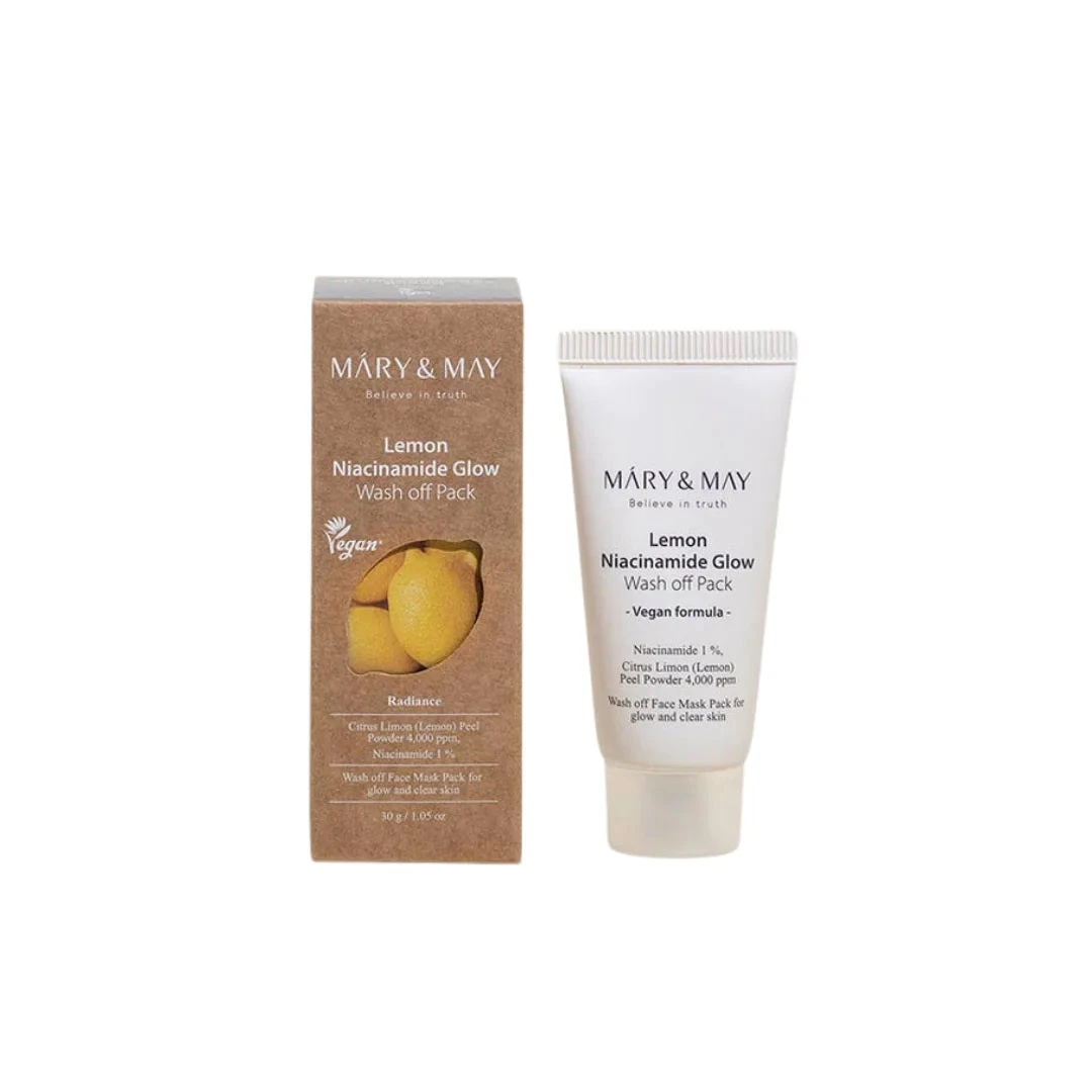 Mary & May Lemon Niacinamide Glow Wash Off Pack 30g price in Bangladesh | Authentic Product by Shundorjo