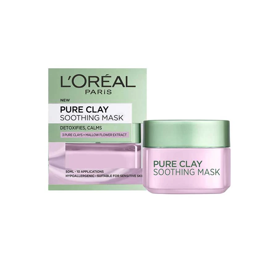 L'Oreal Paris Pure Clay Soothing Face Mask 50ml price in Bangladesh | Authentic Product by Shundorjo