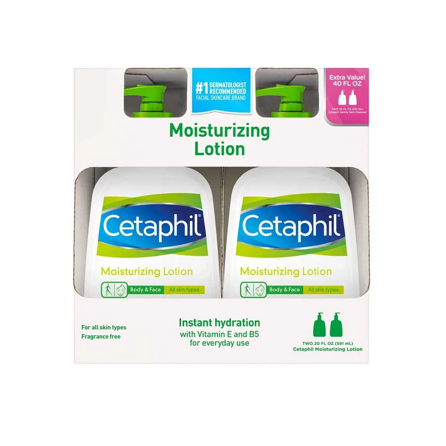 Cetaphil Moisturizing Lotion 591ml 2 pk price in Bangladesh | Authentic Product by Shundorjo