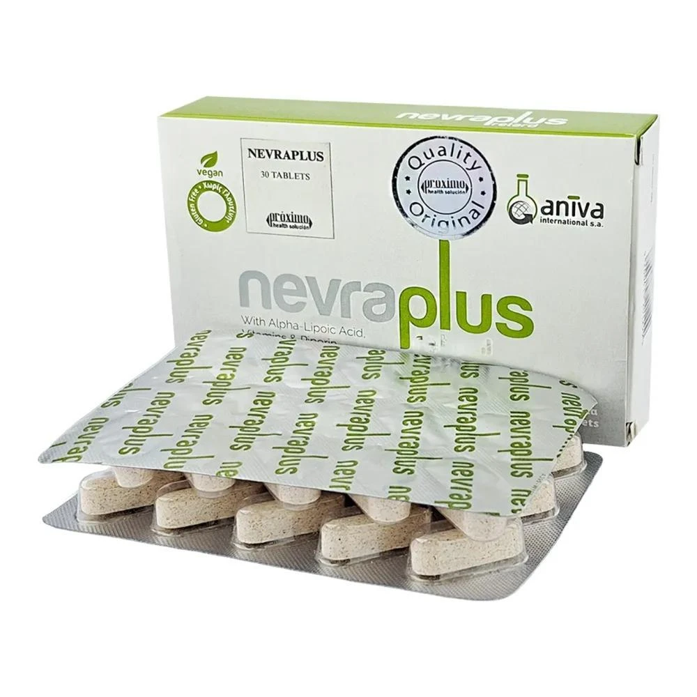 Nevraplus Retard – Antioxidant Food Supplement with Alpha-Lipoic Acid, Vitamins & Piperine (30 Tablets) price in Bangladesh | Authentic Product by Shundorjo