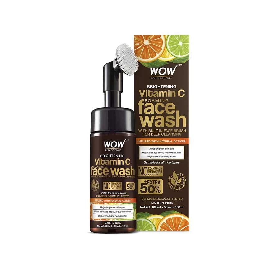 WOW Skin Science Vitamin C Foaming Face Wash 100ml price in Bangladesh | Authentic Product by Shundorjo