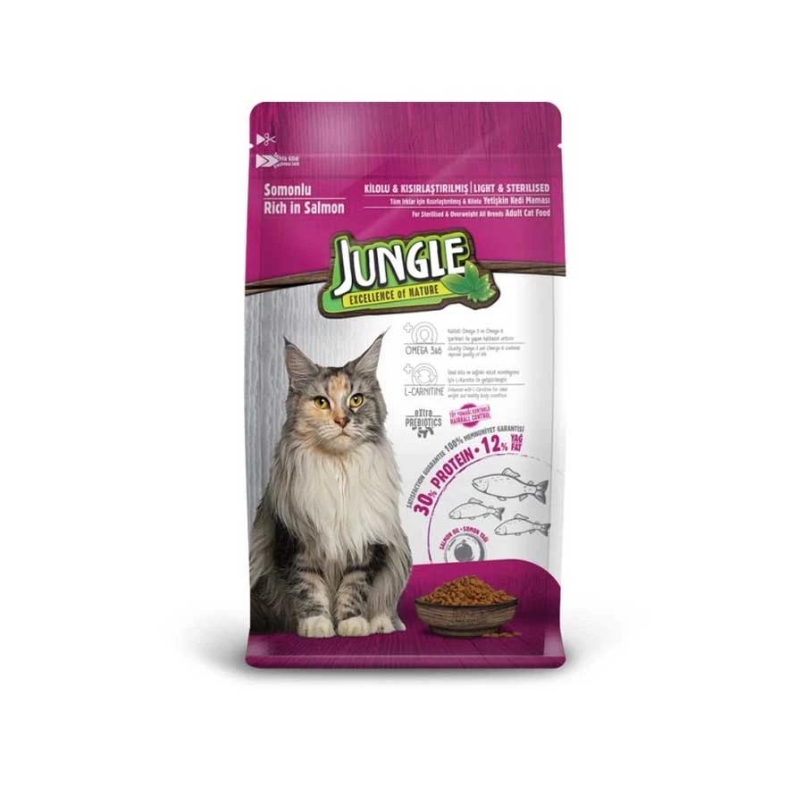 Jungle Adult Cat Food Rich with Salmon 500gm price in Bangladesh | Authentic Product by Shundorjo