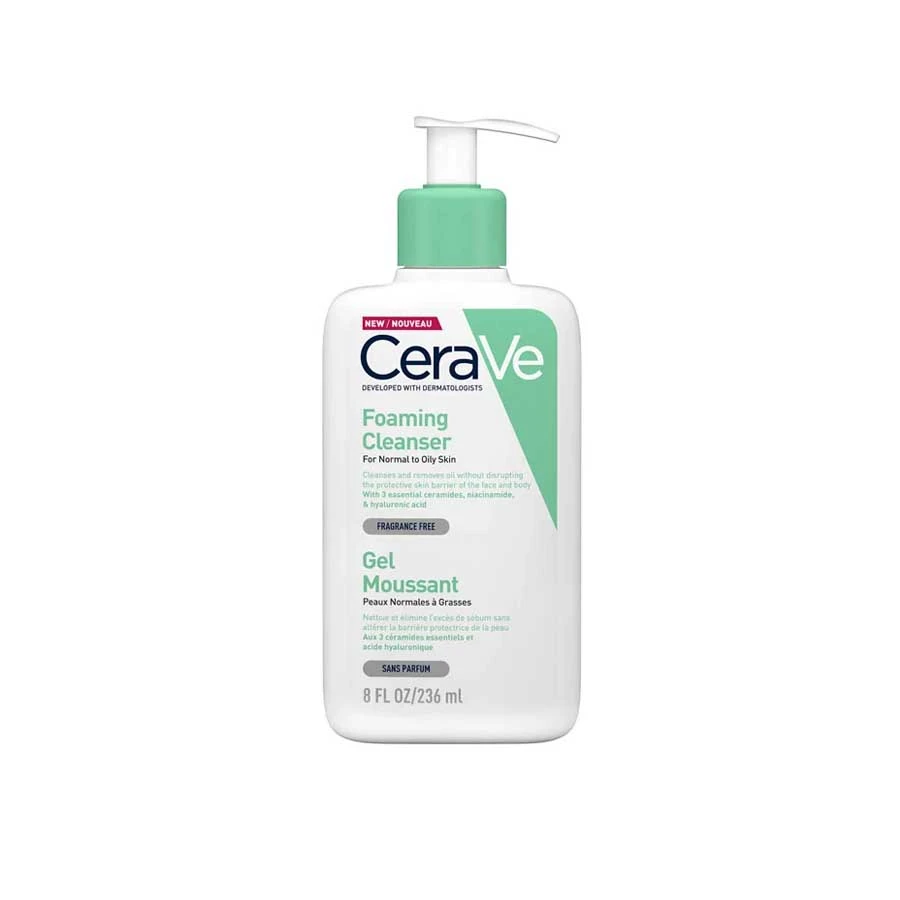 CeraVe Foaming Cleanser For Normal to Oily Skin 236ml price in Bangladesh | Authentic Product by Shundorjo