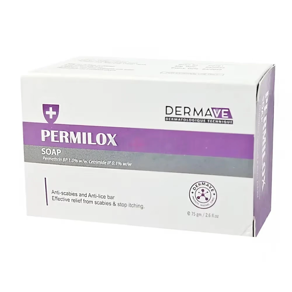 Permilox Soap – Permethrin 1% + Cetrimide 1% (75g) price in Bangladesh | Authentic Product by Shundorjo