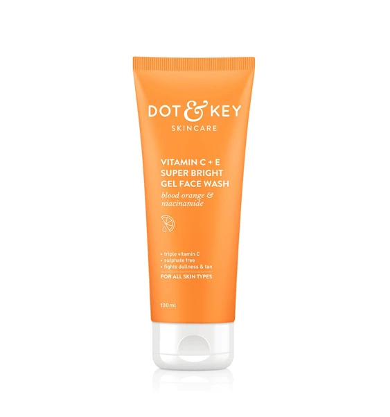 Dot & Key Vitamin C + E Super Bright Gel Face Wash 100ml price in Bangladesh | Authentic Product by Shundorjo