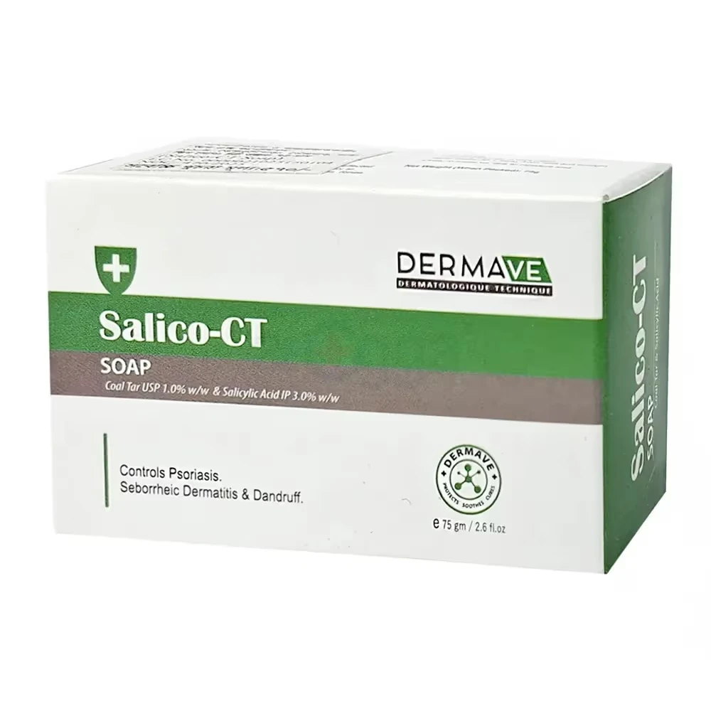 Salico-CT Soap – Coal Tar 1% & Salicylic Acid 3% (75gm) price in Bangladesh | Authentic Product by Shundorjo