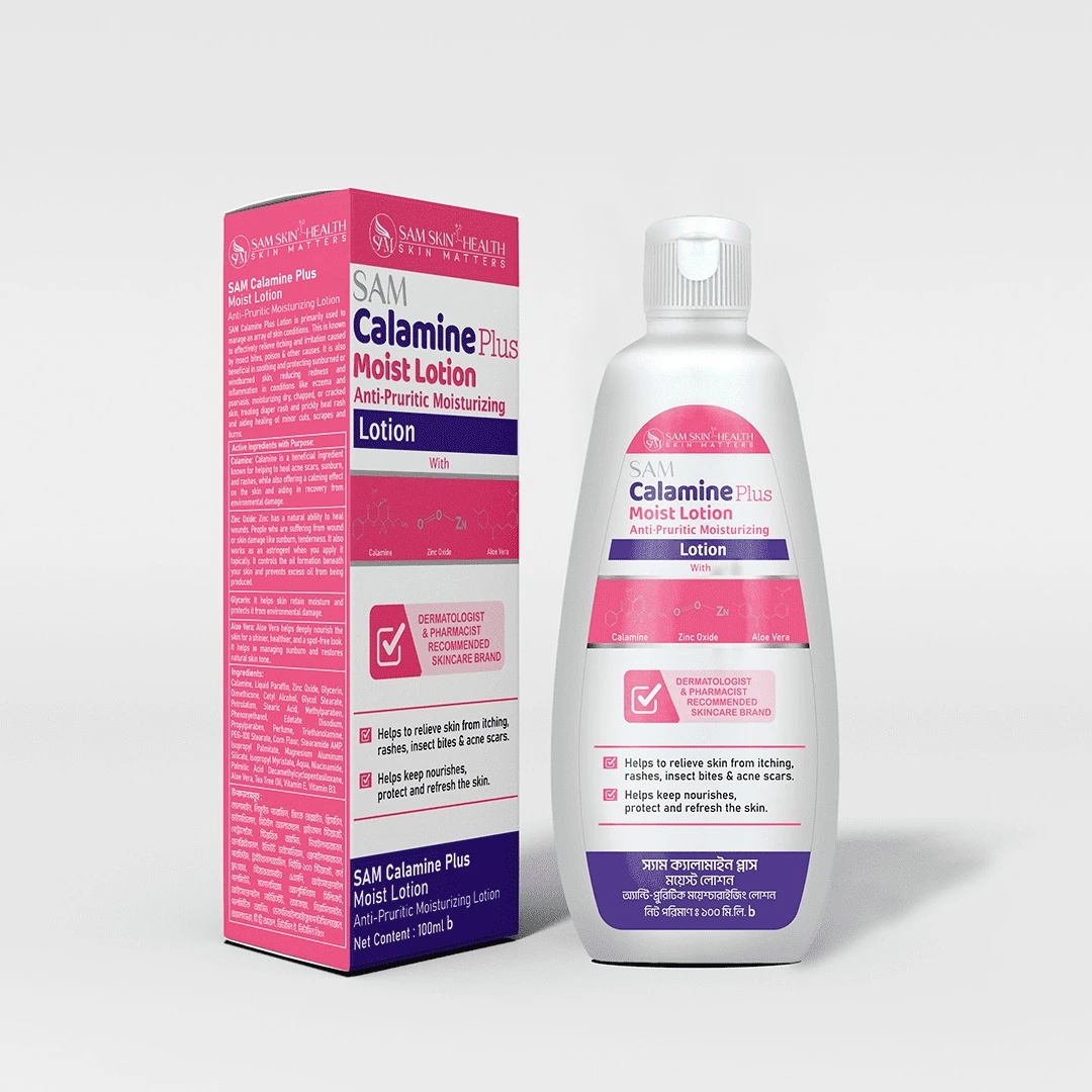 SAM Calamine Plus Moist Lotion 100 ml