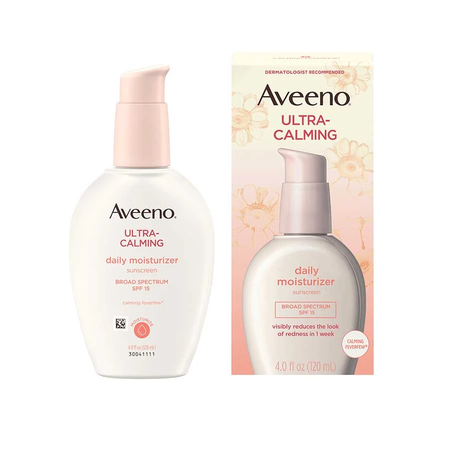 Aveeno Ultra Calming  Daily Face Moisturizer Sunscreen SPF 15 120ml price in Bangladesh | Authentic Product by Shundorjo