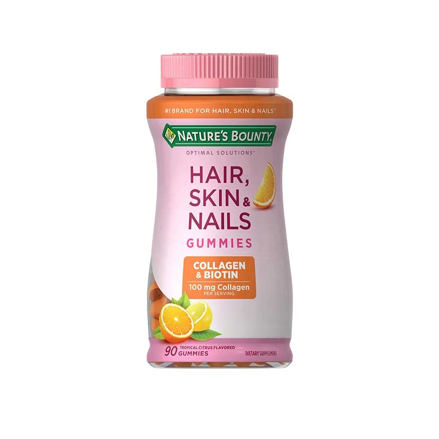 Nature's Bounty Hair Skin and Nails With Collagen & Biotin 90's price in Bangladesh | Authentic Product by Shundorjo
