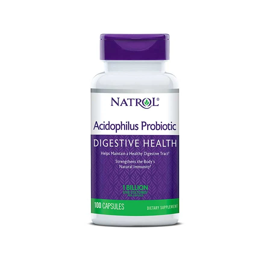 Natrol Acidophilus Probiotic 100mg 100 Capsules