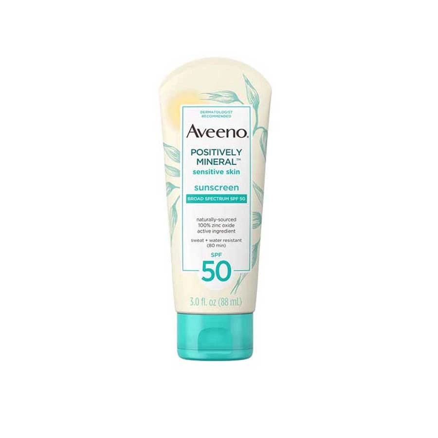 Aveeno Positively Mineral Sensitive Skin Sunscreen SPF 50 88ml price in Bangladesh | Authentic Product by Shundorjo