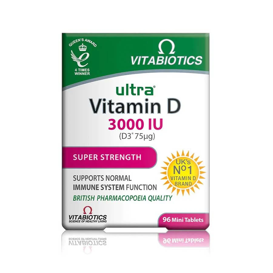 Vitabiotics Ultra Vitamin D 3000IU 96 Tablets price in Bangladesh | Authentic Product by Shundorjo