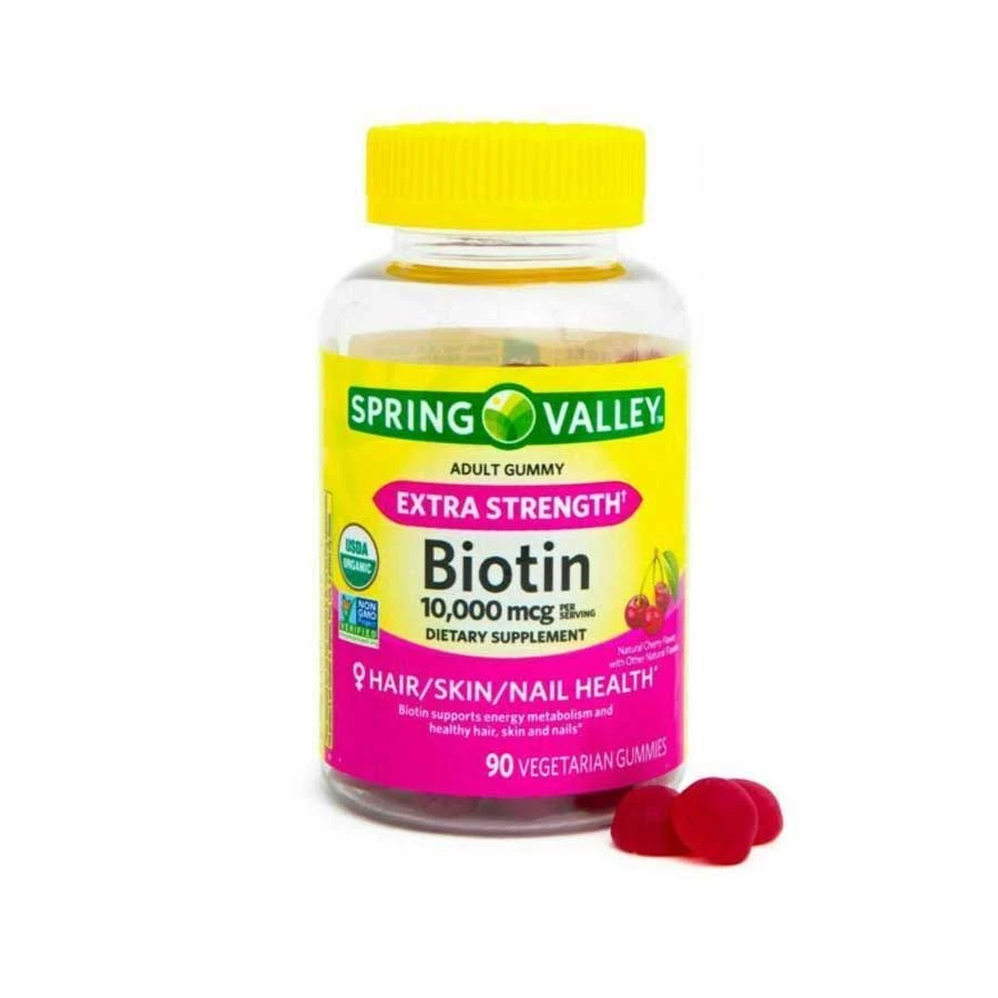 Spring Valley Biotin Vegetarian 10000mcg 90 Gummy price in Bangladesh | Authentic Product by Shundorjo