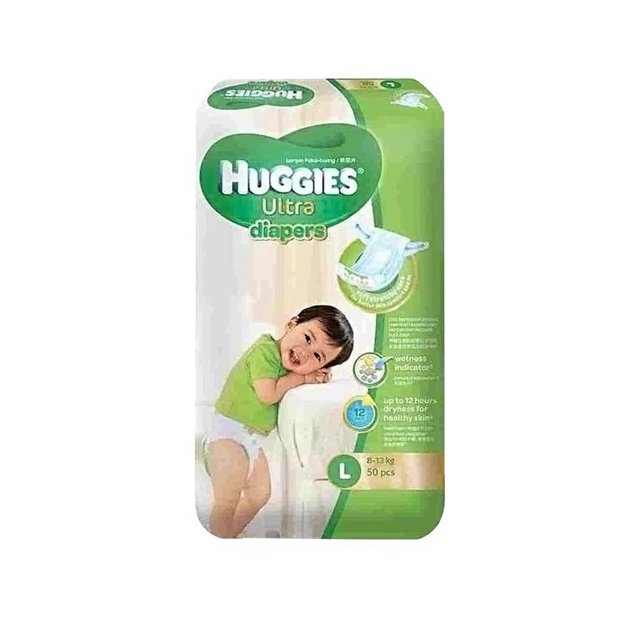 Huggies Baby Diaper Ultra Belt L 8-13kg 50pcs price in Bangladesh | Authentic Product by Shundorjo