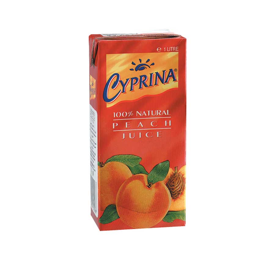 Cyprina Slim 100% Natural Peach Juice 1ltr price in Bangladesh | Authentic Product by Shundorjo