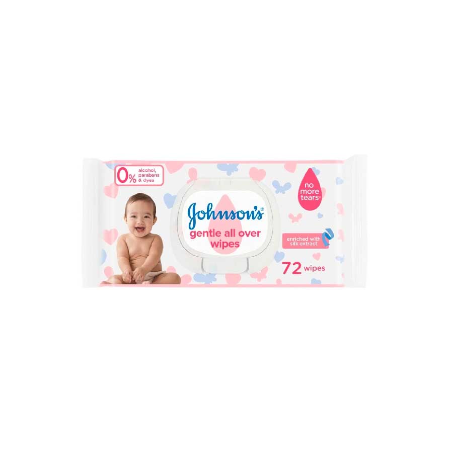 Johnson’s Gentle All Over Wipes 72pcs price in Bangladesh | Authentic Product by Shundorjo