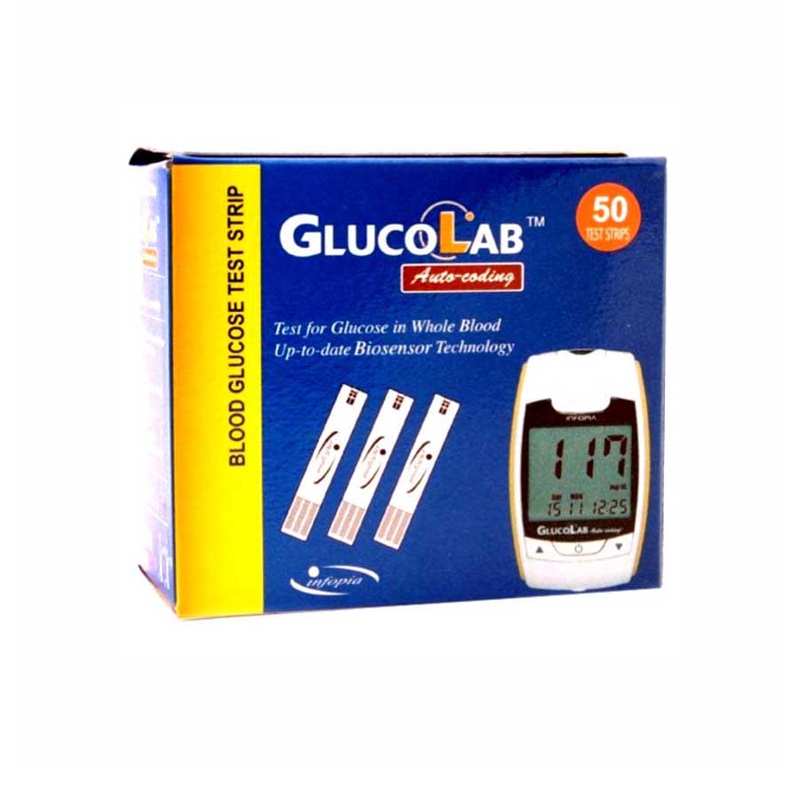 Glucolab Auto Coding Blood Glucose Test Strip 50s price in Bangladesh | Authentic Product by Shundorjo